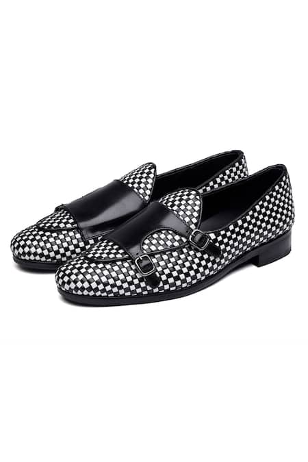 Shutiq Designer Tessera Monk Shoes 