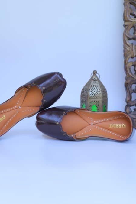 Kurrbat Brown Cocoa Designer Juttis 