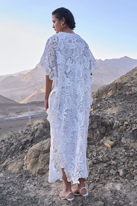 Dash And Dot Lace Kaftan Dress 