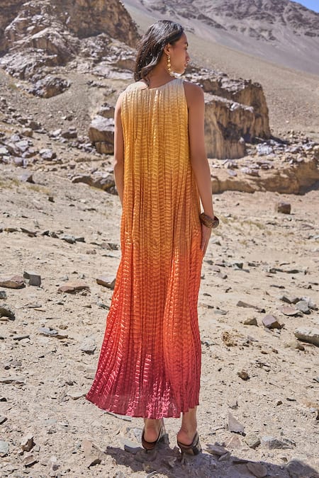 Dash And Dot Sunset Ombre Midi Dress 