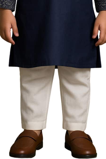 Buy PAARSH Navy Linen, Satin, Cotton Embroidery Blue Designer Kurta Set Online at Aza Fashions Buy_PAARSH_Navy Linen, Satin, Cotton Embroidery Blue Designer Kurta Set _Online_at_Aza_Fashions