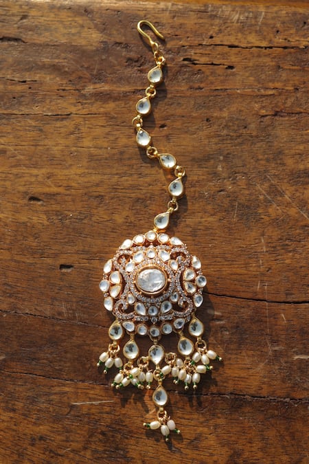 Paisley Pop Polki Maangtikka 