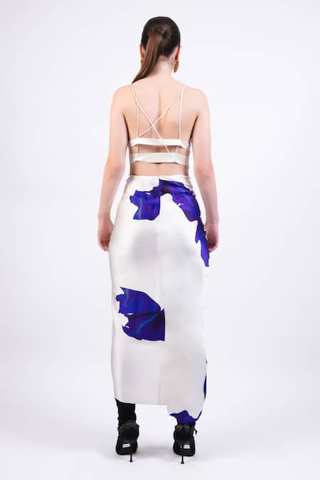 Shop AK-OK Beige Cotton Embroidery Round Neck Collectible Lace Bralette at Aza Fashions Shop_AK-OK_Beige Cotton Embroidery Round Neck Collectible Lace Bralette _at_Aza_Fashions