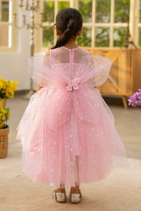Fayon Kids Pink Designer Dress  