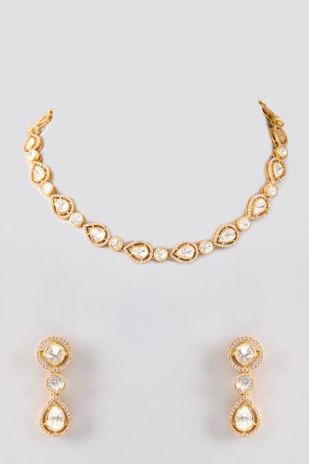 Karisa Designs Classic Moissanite Necklace Set 