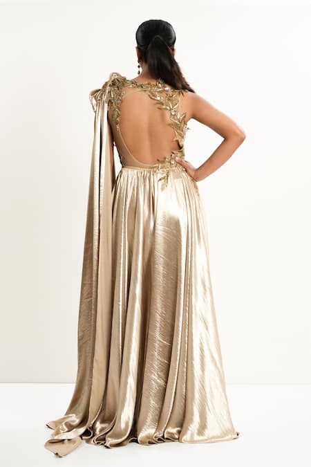 Aurouss Liquid Gold Designer Gown 