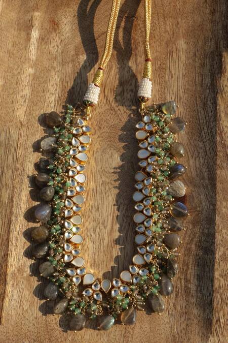 Paisley Pop Designer Mother Of Pearl Choker Necklace 