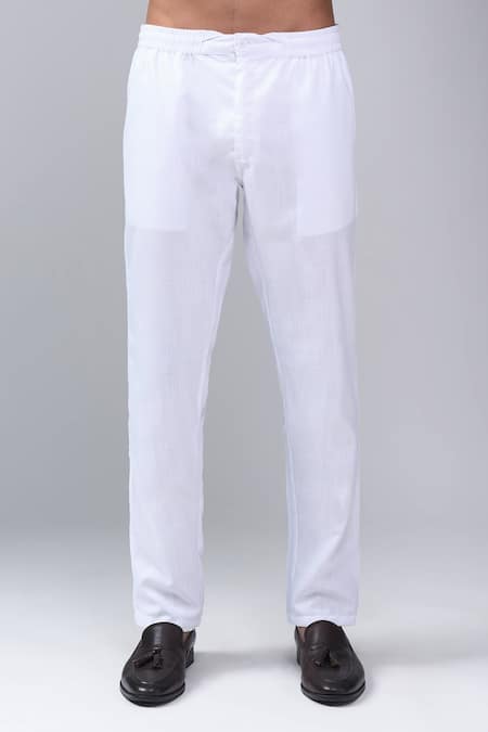 Spring Break Navy Cotton And Gold Leaf Print Kurta Set Online at Aza Fashions Spring Break_Navy Cotton And Gold Leaf Print Kurta Set _Online_at_Aza_Fashions