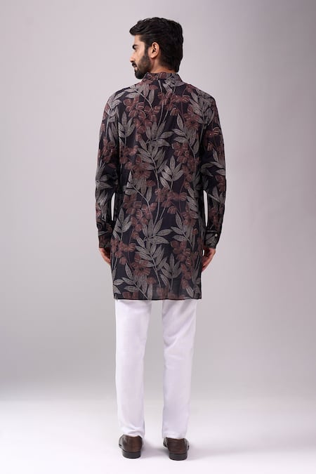 Spring Break Tropical Print Kurta Set 