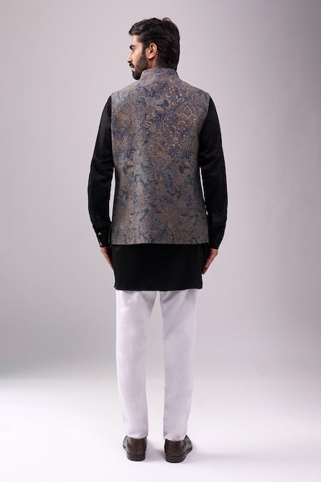 Spring Break Paisley Print Jacket Kurta Set 