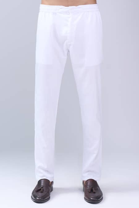 Spring Break_Green Satin, Botanical Print Jacket Kurta Set _Online_at_Aza_Fashions