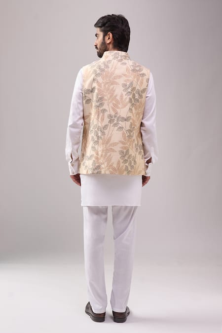 Spring Break Tropical Print Jacket Kurta Set 