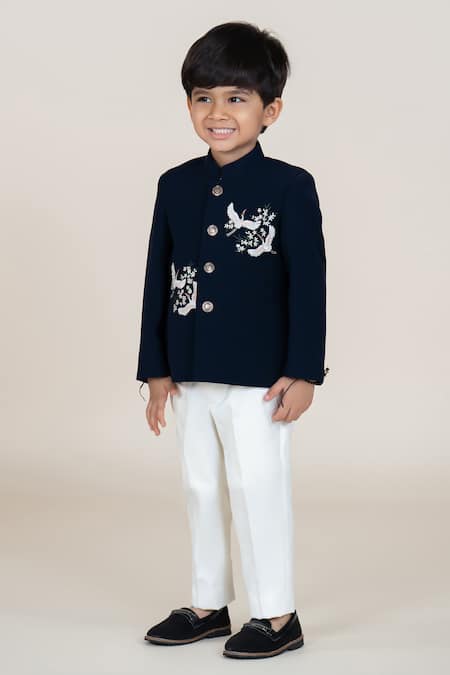 Little Boys Closet Designer Bandhgala & Pant Set 