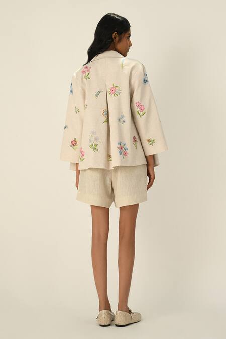 Payal Pratap Gallica Tailored Pleated Shorts 