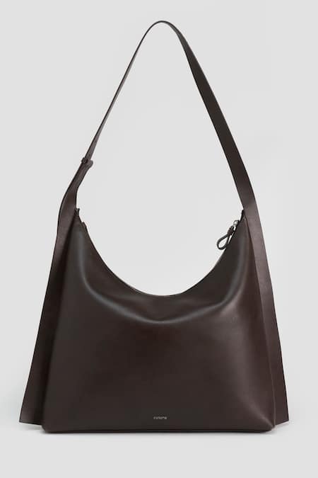 Perona Brown Designer Shoulder Bag 