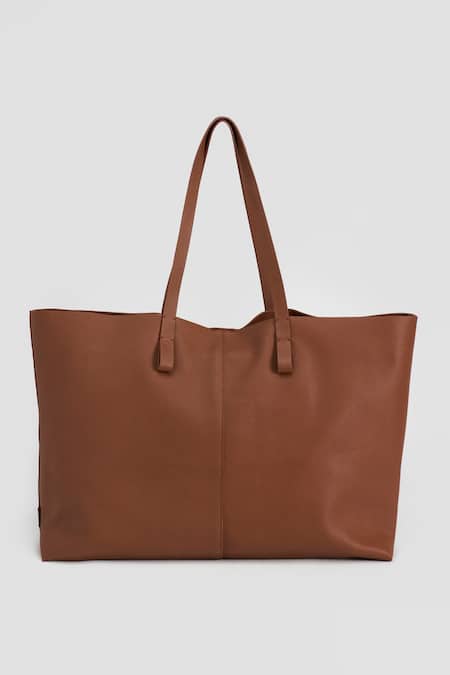 Perona Light Brown Designer Tote Bag 