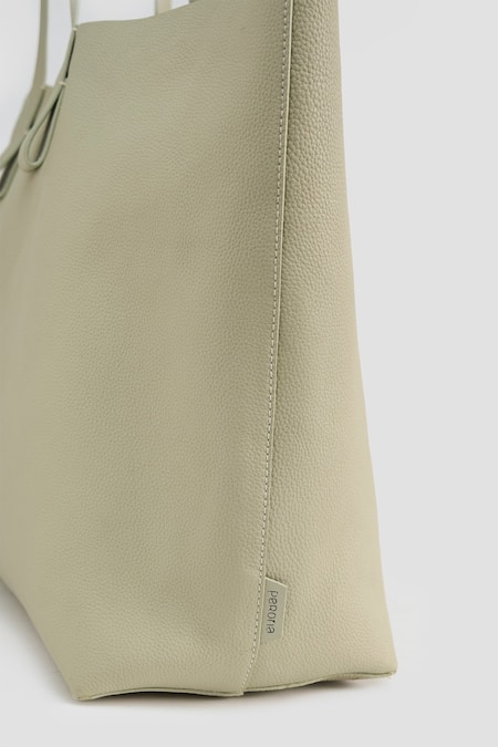 Shop_Perona_Ivory Designer Tote Bag _Online_at_Aza_Fashions