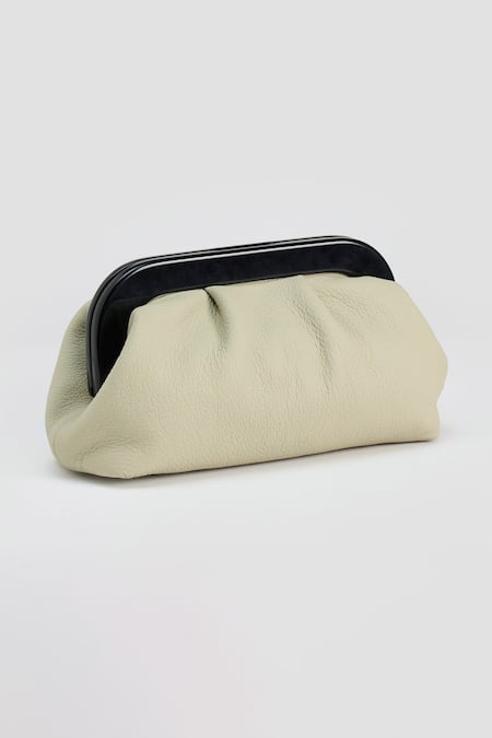 Perona Designer Ivory Clutch Bag 