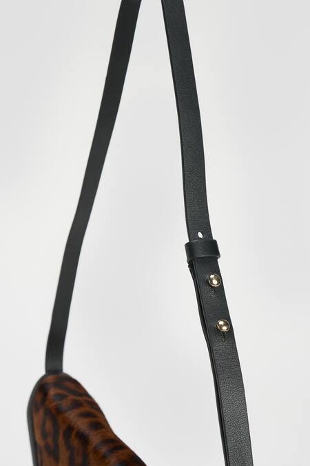 Shop_Perona_Brown Leopard Print Designer Bag _Online_at_Aza_Fashions