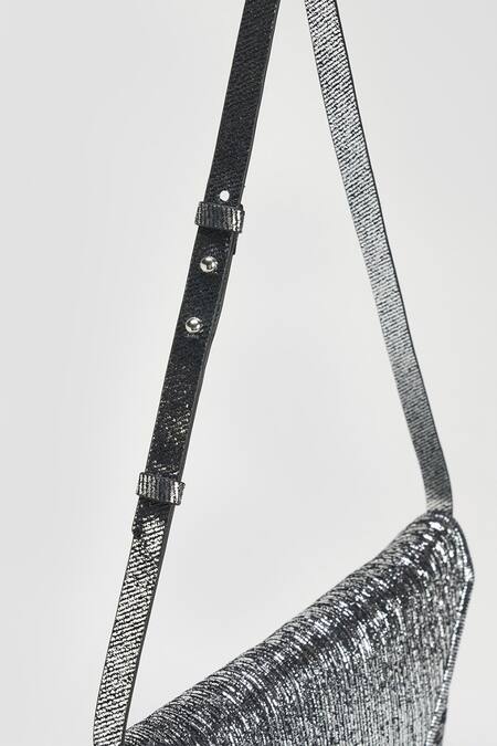 Shop_Perona_Silver Designer Handbag _Online_at_Aza_Fashions