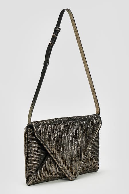 Buy_Perona_Brown Designer Handbag With Adjustable Strap _Online_at_Aza_Fashions