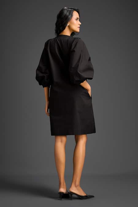 Deepika Arora Embellished Black Dress 