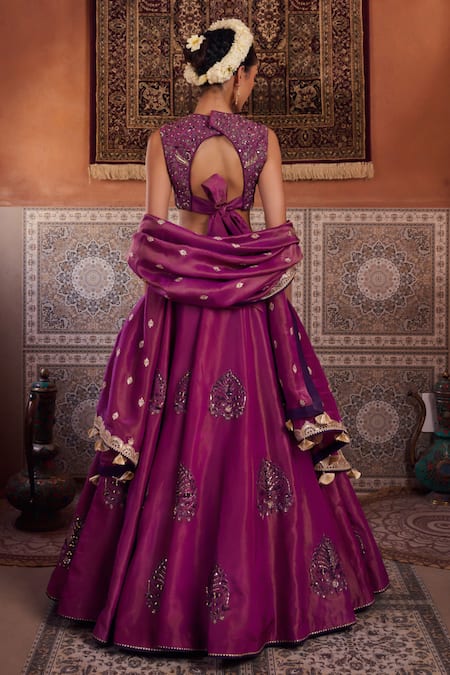 Kapda Dori Designer Resham Embellished Lehenga Set 