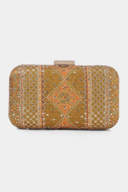 Buy RI.Ritu Kumar Multi Color Embroidery, Sequins Designer Clutch Online at Aza Fashions Buy_RI.Ritu Kumar_Multi Color Embroidery, Sequins Designer Clutch _Online_at_Aza_Fashions