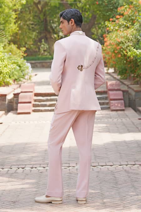 Soniya G Blush Pink Designer Sherwani Set 