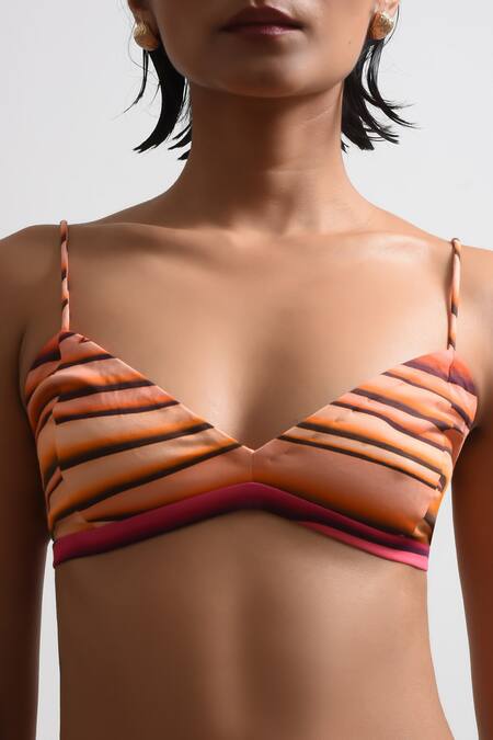 Shop_Forty Four_Multi Color Satin Halter Neck, Allure Backless Resort Dress _Online_at_Aza_Fashions