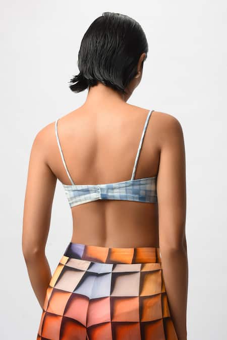 Buy_Forty Four_Multi Color Satin Scoop Neck Printed Breeze Co-ord Set 