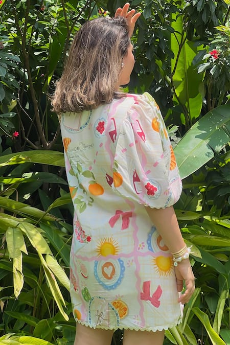 Sonam Parmar Jhawar Multicolor Soft Cotton Dress 