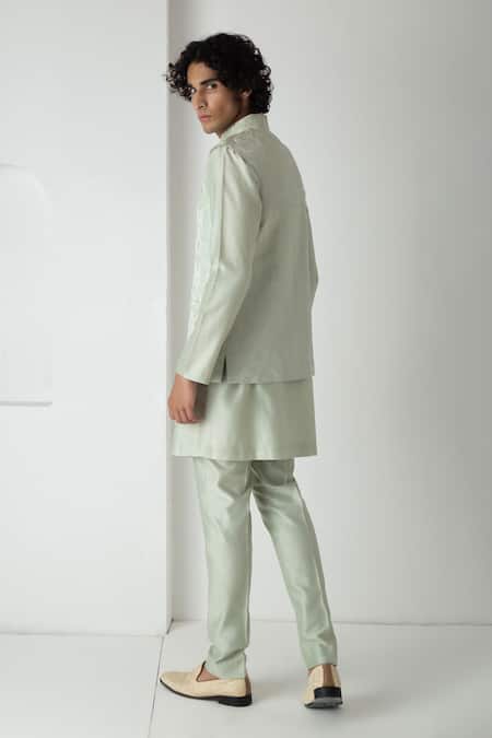 Chhaya Mehrotra Glass Green Esper Bundi Set 