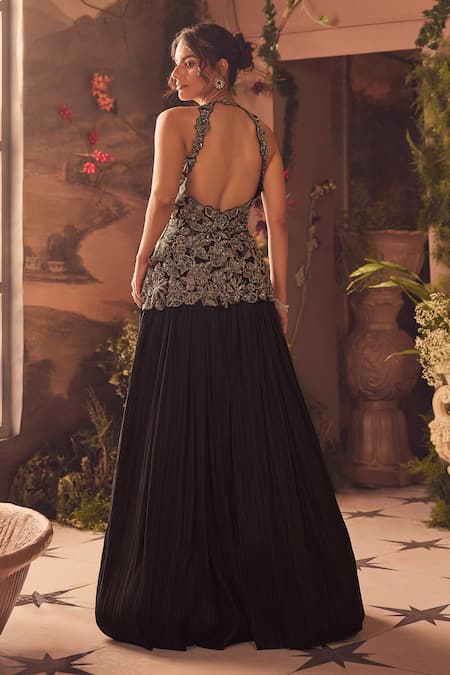 Roqa Black Designer Eliana Gown 