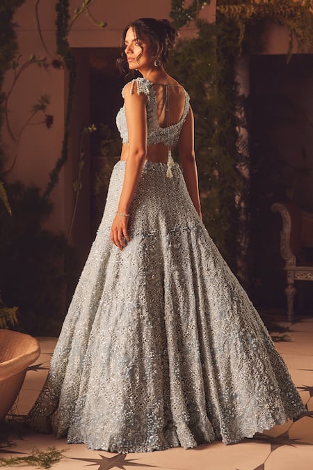 Roqa Designer Embroidered Lehenga Set 