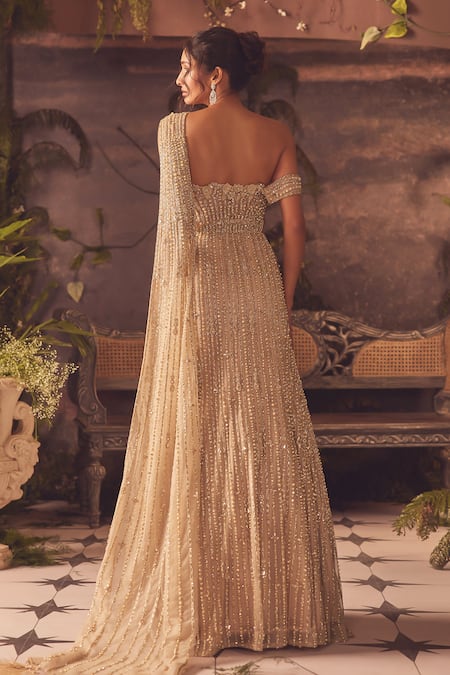 Roqa Gold Designer Eloise Gown 