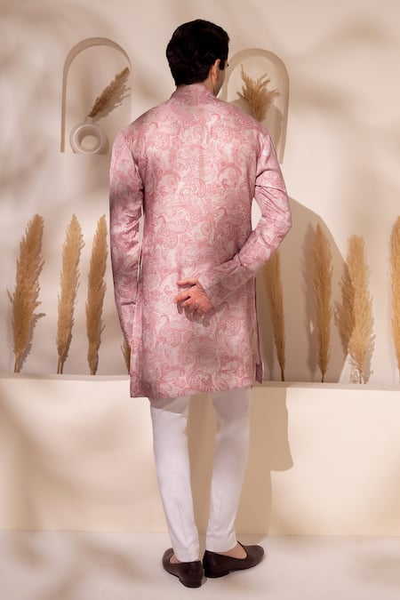 Char Chaand Designer Blush Pink Kurta 