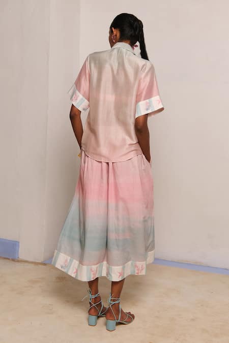 Shimona Ocean Mist Silk Shirt 