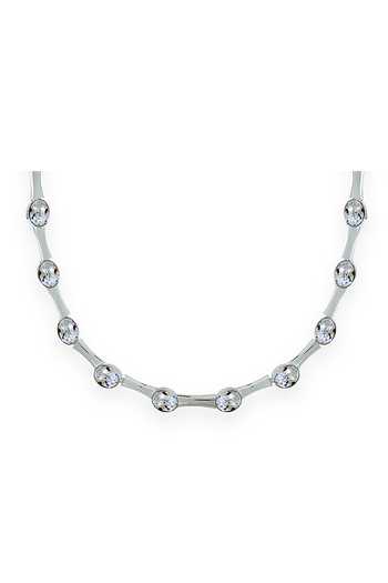 ESME Silver Plated Designer Choker With Plating Online at Aza Fashions ESME_Silver Plated Designer Choker With Plating _Online_at_Aza_Fashions
