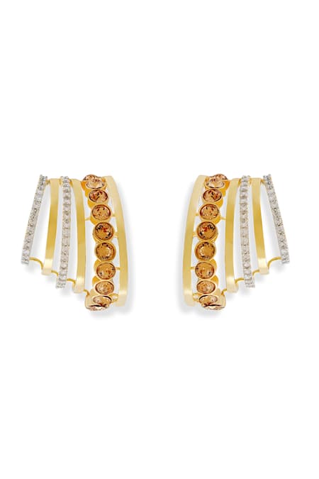 Esme By Aashna Dalmia Designer Gold Plated Earring 