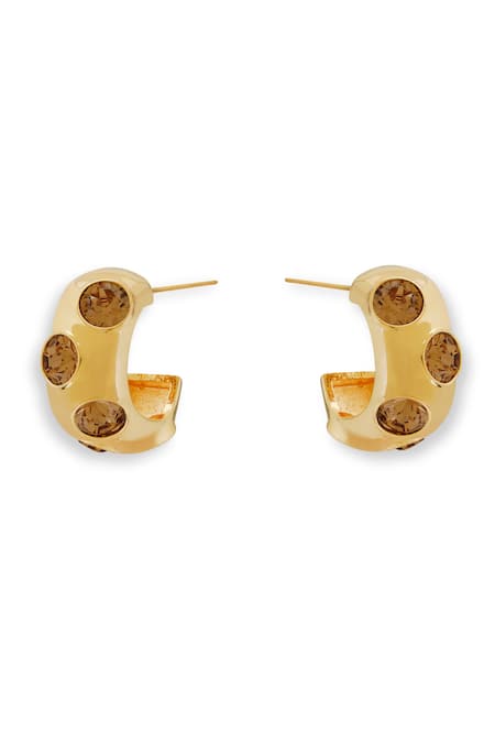 Esme By Aashna Dalmia Gold Plated Designer Earrings 