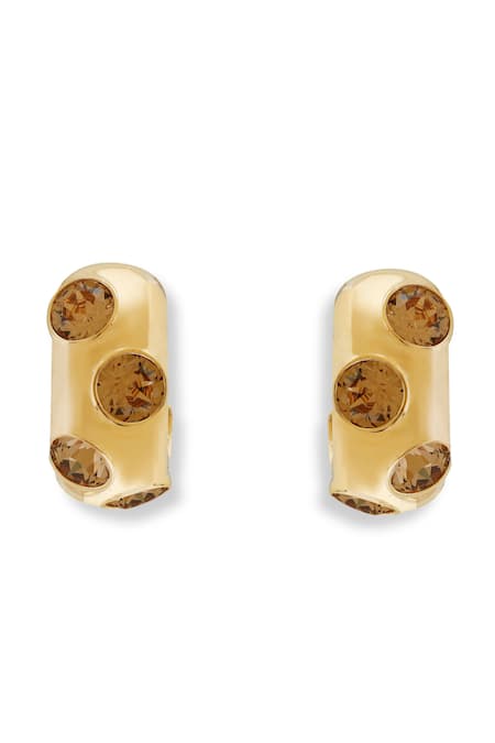 Esme By Aashna Dalmia Gold Plated Designer Earrings 