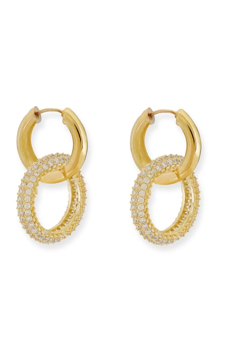 Esme By Aashna Dalmia Gold Plated Designer Earrings 