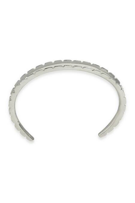 Esme By Aashna Dalmia_Silver Plated Designer Bracelet _Online_at_Aza_Fashions