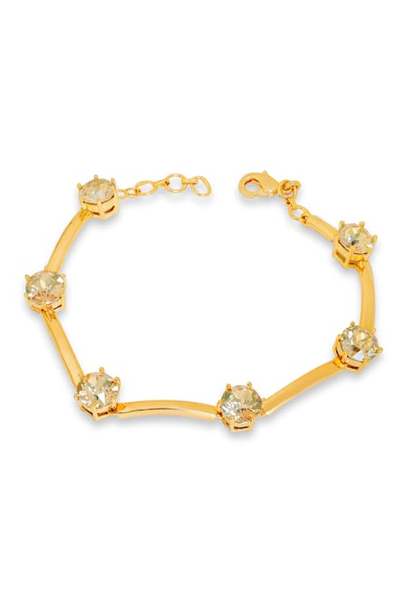 Esme By Aashna Dalmia Designer Golden Bracelet 