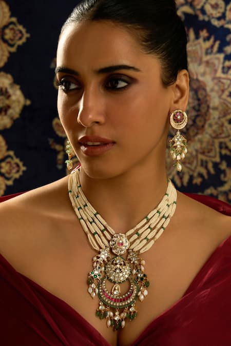 Joules By Radhika Regal Heritage Necklace Set 