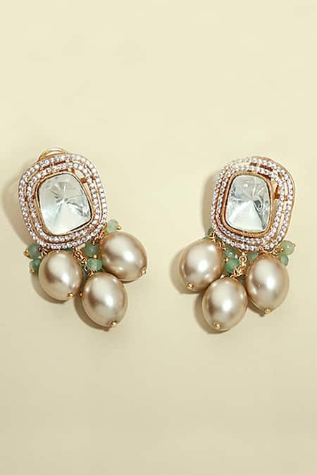 Joules By Radhika Kundan Enchantment Earrings