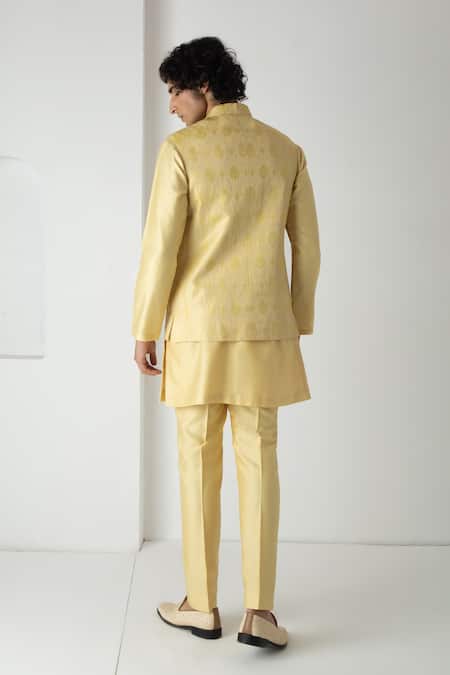 Chhaya Mehrotra Yarrow Yellow Esper Bundi Set 