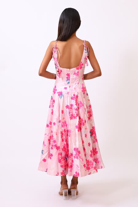 BAANI KHURANA Floral Print Designer Dress 