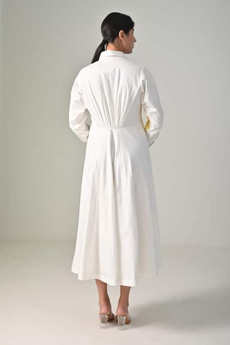 BAANI KHURANA Multi Floral Printed Poplin Dress 